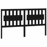 Vidaxl hoofdbord 155,5x4x100 cm massief grenenhout zwart