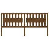 Vidaxl hoofdbord 205,5x4x100 cm massief grenenhout honingbruin