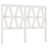 Vidaxl hoofdbord 126x4x100 cm massief grenenhout wit