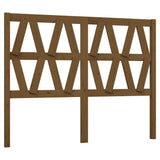 Vidaxl hoofdbord 146x4x100 cm massief grenenhout honingbruin