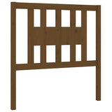Vidaxl hoofdbord 106x4x100 cm massief grenenhout honingbruin