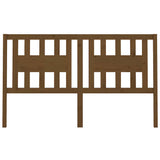Vidaxl hoofdbord 126x4x100 cm massief grenenhout honingbruin