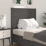 Vidaxl hoofdbord 96x4x100 cm massief grenenhout grijs
