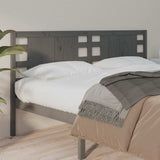 Vidaxl hoofdbord 166x4x100 cm massief grenenhout grijs