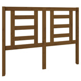Vidaxl hoofdbord 126x4x100 cm massief grenenhout honingbruin