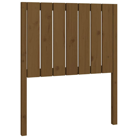 Vidaxl hoofdbord 80,5x4x100 cm massief grenenhout honingbruin