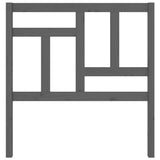 Vidaxl hoofdbord 95,5x4x100 cm massief grenenhout grijs