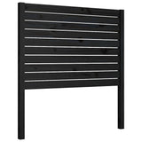 Vidaxl hoofdbord 96x4x100 cm massief grenenhout zwart