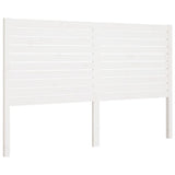 Vidaxl hoofdbord 141x4x100 cm massief grenenhout wit