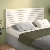 Vidaxl hoofdbord 206x4x100 cm massief grenenhout wit