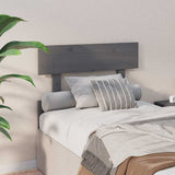 Vidaxl hoofdbord 93,5x3x81 cm massief grenenhout grijs