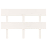 Vidaxl hoofdbord 124x3x81 cm massief grenenhout wit