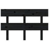 Vidaxl hoofdbord 144x3x81 cm massief grenenhout zwart