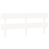 Vidaxl hoofdbord 184x3x81 cm massief grenenhout wit