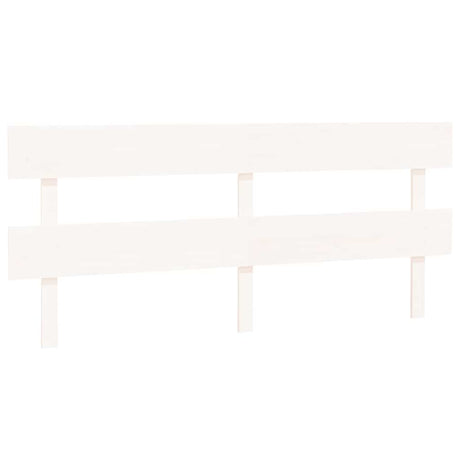Vidaxl hoofdbord 184x3x81 cm massief grenenhout wit