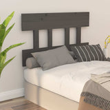 Vidaxl hoofdbord 103,5x3x81 cm massief grenenhout grijs