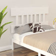 Vidaxl hoofdbord 163,5x3x81 cm massief grenenhout wit