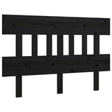 Vidaxl hoofdbord 163,5x3x81 cm massief grenenhout zwart