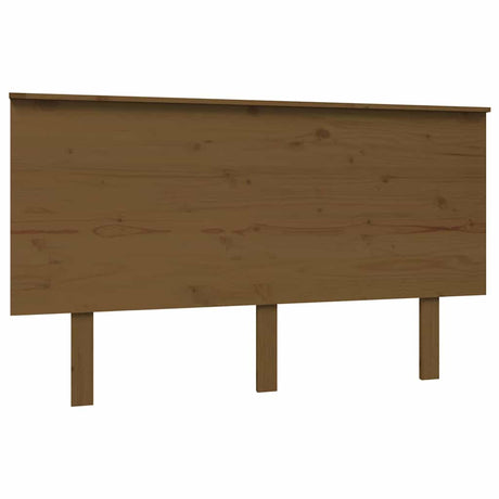 Vidaxl hoofdbord 139x6x82,5 cm massief grenenhout honingbruin