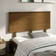 Vidaxl hoofdbord 139x6x82,5 cm massief grenenhout honingbruin