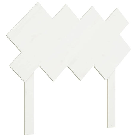 Vidaxl hoofdbord 92x3x81 cm massief grenenhout wit