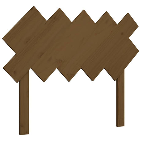 Vidaxl hoofdbord 104x3x80,5 cm massief grenenhout honingbruin