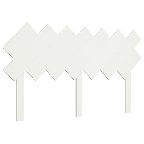 Vidaxl hoofdbord 141x3x80,5 cm massief grenenhout wit