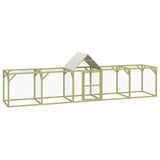 VIDAXL -Hühner Coop 500x100x150 cm imprägnierte feste Kiefer
