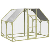 VIDAXL -Hühner Coop 268x200x190 cm imprägnierte feste Kiefer