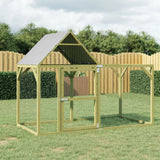 VIDAXL -Hühner Coop 200x100x150 cm imprägnierte feste Kiefer