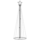 Vidaxx Kegel-Weihnachtsbaum 108 LEDs 70x180 cm warmweiß
