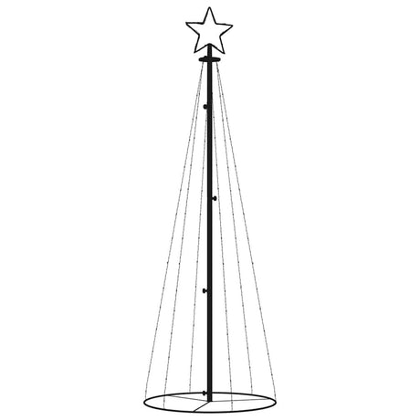 Vidaxx Kegel-Weihnachtsbaum 108 LEDs 70x180 cm warmweiß