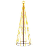 Vidaxl KegelKERSTBOOM 310 LEDs 100x300 cm warmes Weiß