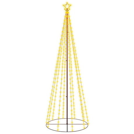 Vidaxl KegelKERSTBOOM 310 LEDs 100x300 cm warmes Weiß
