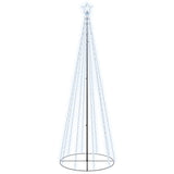 Vidaxl KegelKERSTBOOM 310 LEDs 100x300 cm kalt weiß