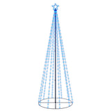 Vidaxl KegelKERSTBOOM 310 LEDs 100x300 cm Blau