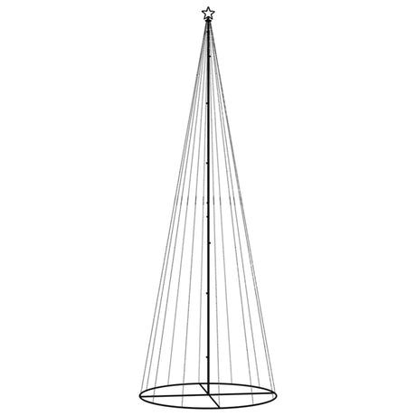 Vidaxl KegelKERSTBOOM 732 LEDs Multikolored 160x500 cm