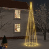 Vidaxl KegelKERSTBOOM 1134 LEDs warmes Weiß 230x800 cm