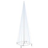 Vidaxl KegelKERSTBOOM 1134 LEDs Kalt weiß 230x800 cm