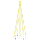 VIDAXL Weihnachtsbaum mit Bodenstift 310 LEDs warm weiß 300 cm