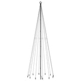 VIDAXL Weihnachtsbaum mit Bodenstift 732 LEDs Multi -Colored 500 cm