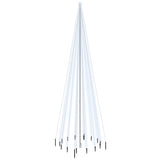 VIDAXL Weihnachtsbaum mit Erdungsnadel 1134 LEDs kalt weiß 800 cm