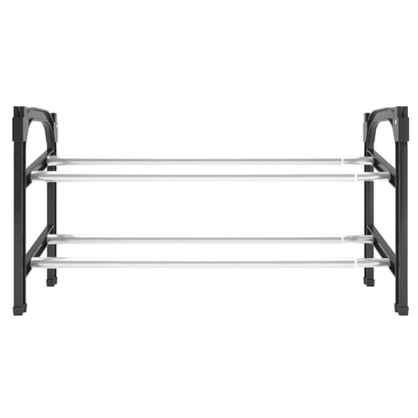 VIDAXL -Schuhregal mit 2 Regalen, die 119 x 24 x 37 cm erstrecken