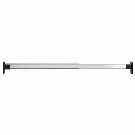 VidaXL Kleiderstangen 2 Stück Teleskop 58-100 cm silberfarben