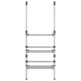 VidaXL Wäscheständer 3-lagiges hängendes Aluminium