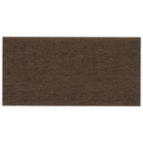 Vidaxl -Wandplatten 12 Stk 0,54 m² 30 x 15 cm Stoffbraun