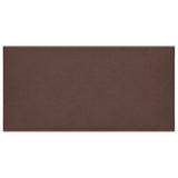 Vidaxl -Wandpaneele 12 Stcs 0,54 m² 30 x 15 cm künstliches Lederbraun