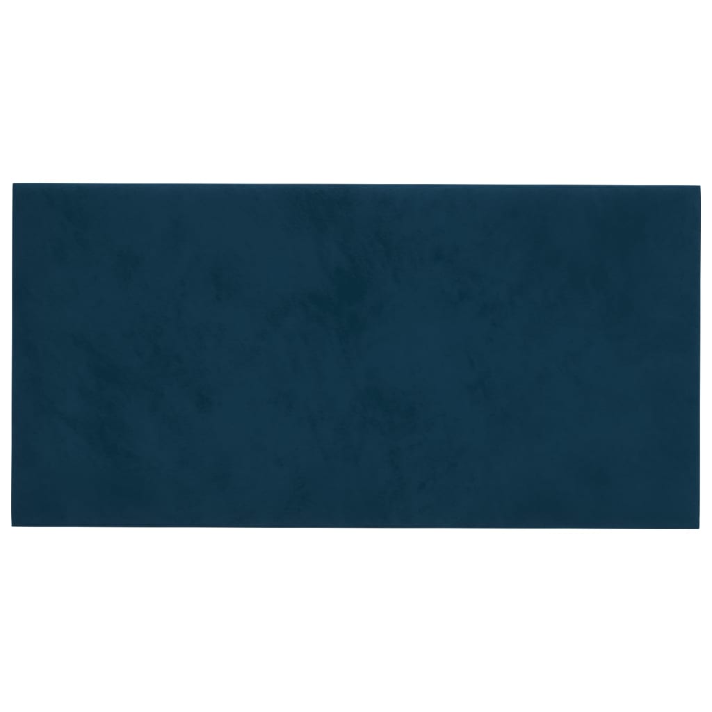 VIDAXL -Wandplatten 12 Stcs 0,54 m² 30 x 15 cm Samtblau