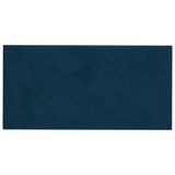 VIDAXL -Wandplatten 12 Stcs 0,54 m² 30 x 15 cm Samtblau