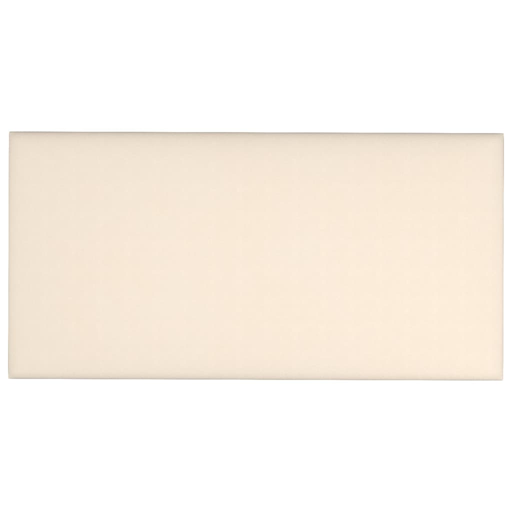VIDAXL -Wandpaneele 12 Stcs 0,54 m² 30 x 15 cm Samtcreme -Colored